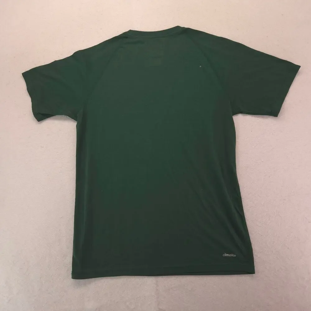 Adidas Milwakee Bucks Graphic Basketball T Shirt Mens Size Medum M Green
